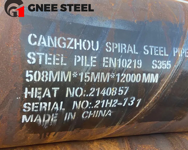 EN 10219 S355JRH Spiral Steel Pipe